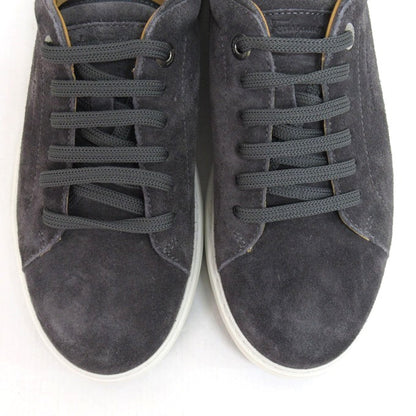 Salvatore Ferragamo Newport Suede Sneakers Gray Size 6 1/2