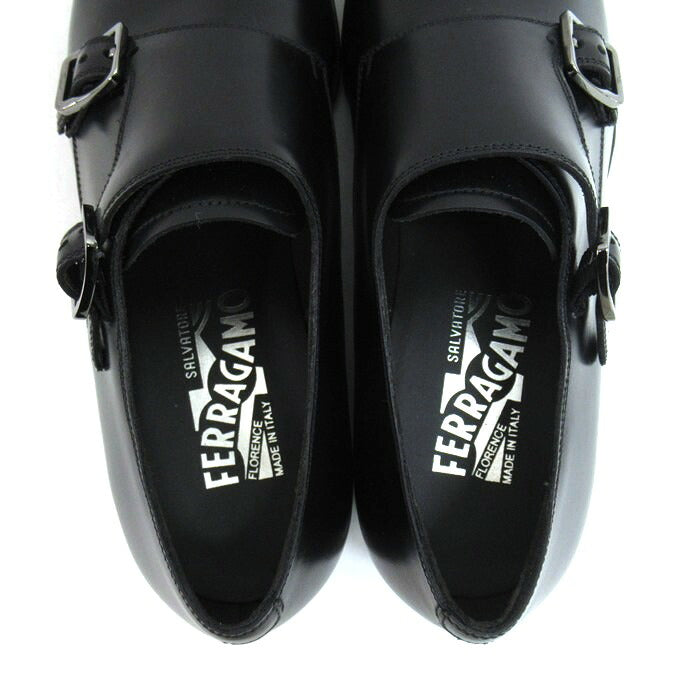 Salvatore Ferragamo Defoe Leather Dress Shoes Black Sneakers Size 6