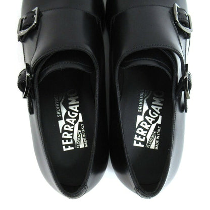 Salvatore Ferragamo Defoe Leather Dress Shoes Black Sneakers Size 6