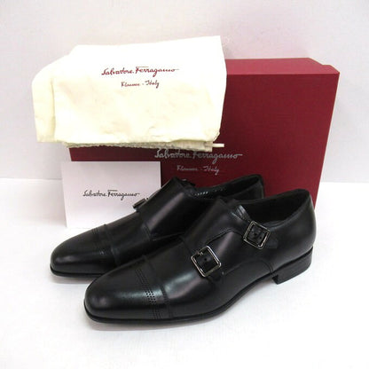 Salvatore Ferragamo Defoe Leather Dress Shoes Black Sneakers Size 6