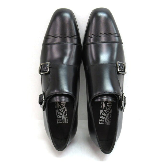 Salvatore Ferragamo Defoe Leather Dress Shoes Black Sneakers Size 6