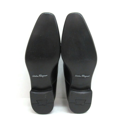 Salvatore Ferragamo Defoe Leather Dress Shoes Black Sneakers Size 6