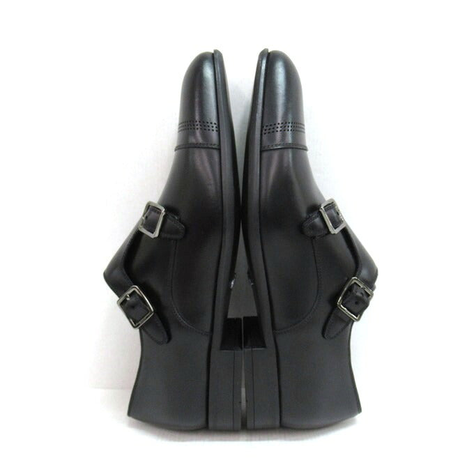 Salvatore Ferragamo Defoe Leather Dress Shoes Black Sneakers Size 6