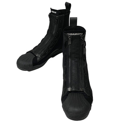 Y-3 PRO ZIP Neoprene Leather Double Zip High-Top Size EU 42