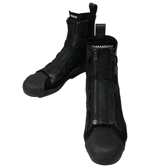 Y-3 PRO ZIP Neoprene Leather Double Zip High-Top Size EU 42