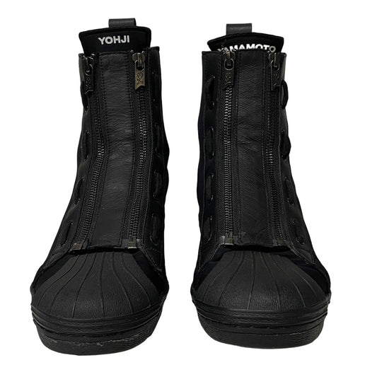 Y-3 PRO ZIP Neoprene Leather Double Zip High-Top Size EU 42