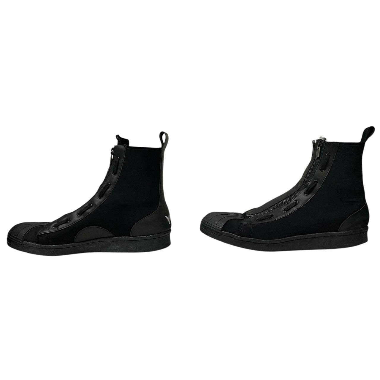 Y-3 PRO ZIP Neoprene Leather Double Zip High-Top Size EU 42