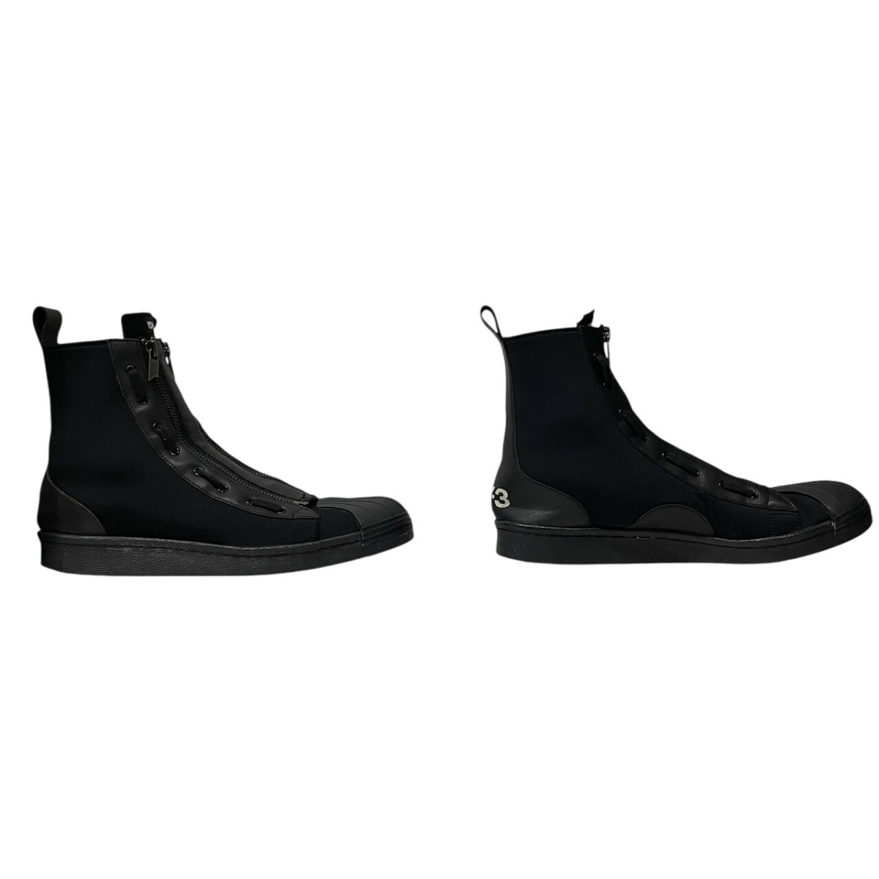 Y-3 PRO ZIP Neoprene Leather Double Zip High-Top Size EU 42