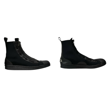 Y-3 PRO ZIP Neoprene Leather Double Zip High-Top Size EU 42