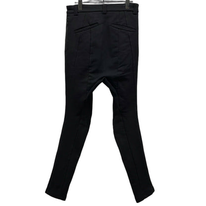 JOE CHIA Anatomical Zip Pocket Sarouel Pants Black Size XS