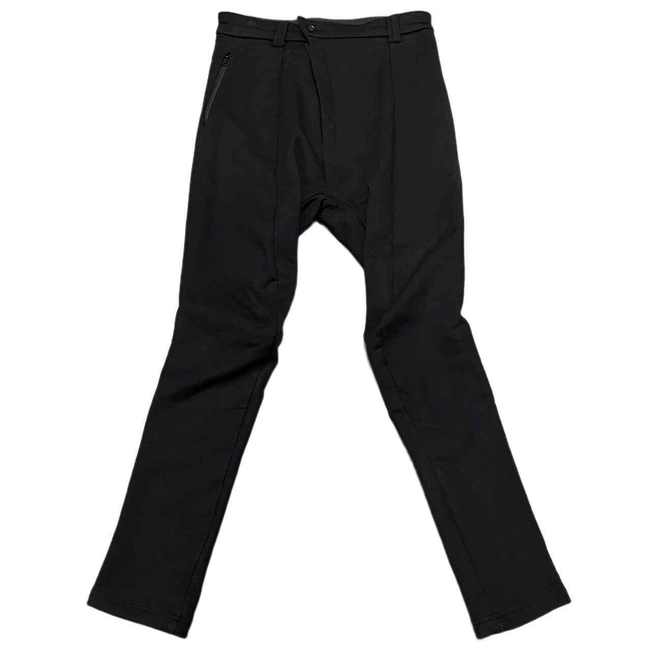 JOE CHIA Anatomical Zip Pocket Sarouel Pants Black Size XS
