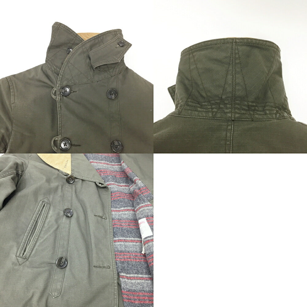 ENGINEERED GARMENTS Mackinaw Coat Green Size M