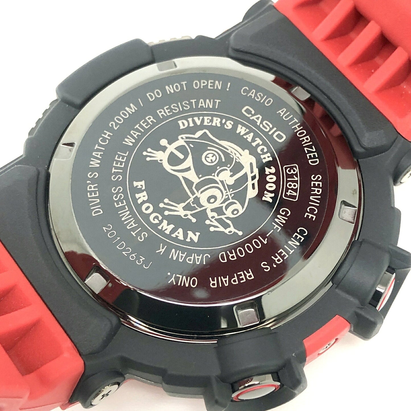G-SHOCK Frogman Men in Burning Watch Red/Black Size ONE SIZE