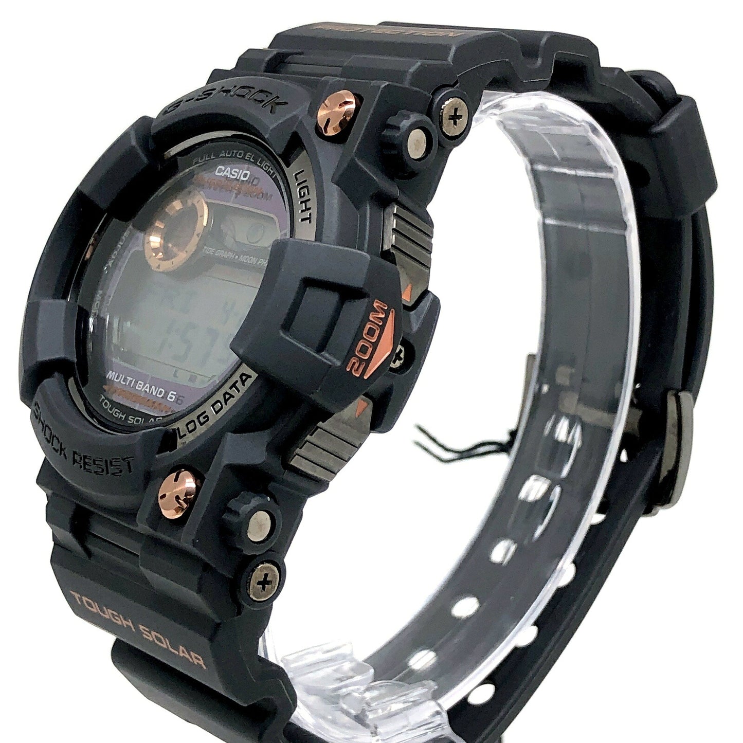 G-SHOCK Frogman Rose Gold Solar Tide ONE SIZE Watch Size ONE SIZE