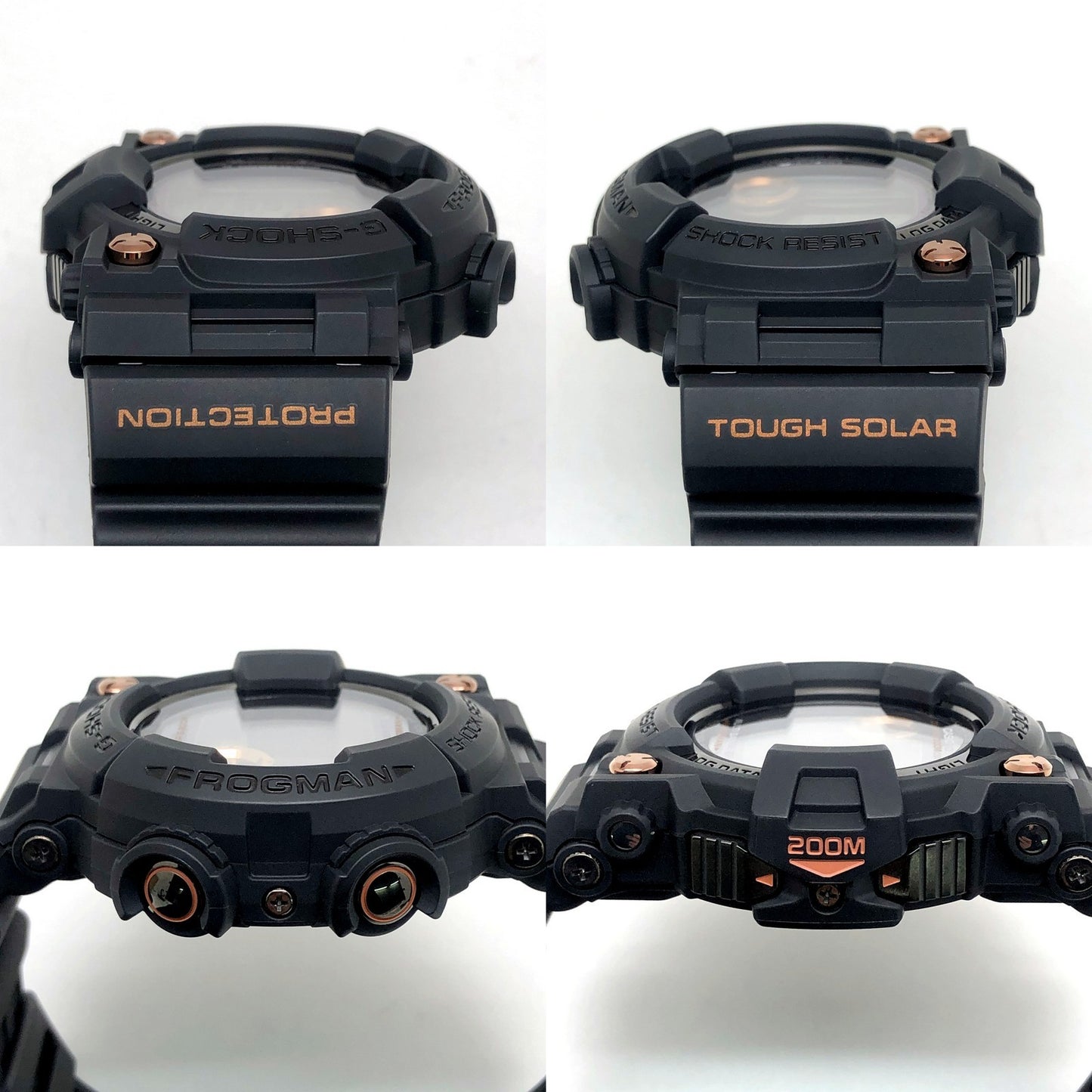 G-SHOCK Frogman Rose Gold Solar Tide ONE SIZE Watch Size ONE SIZE
