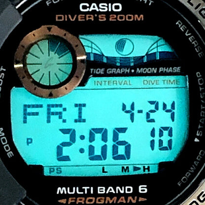 G-SHOCK Frogman Rose Gold Solar Tide ONE SIZE Watch Size ONE SIZE