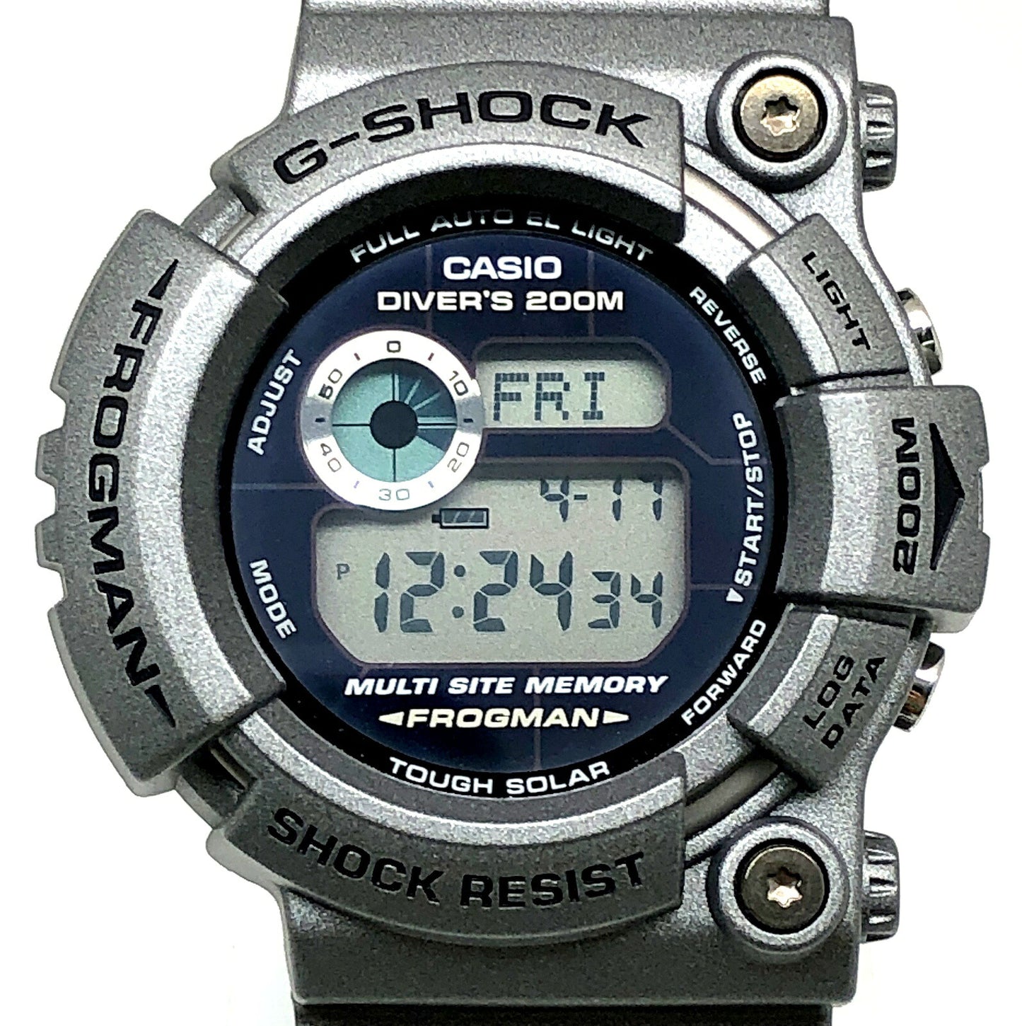 G-SHOCK GW-200S-8 Frogman Black & Solar Watch Size ONE SIZE