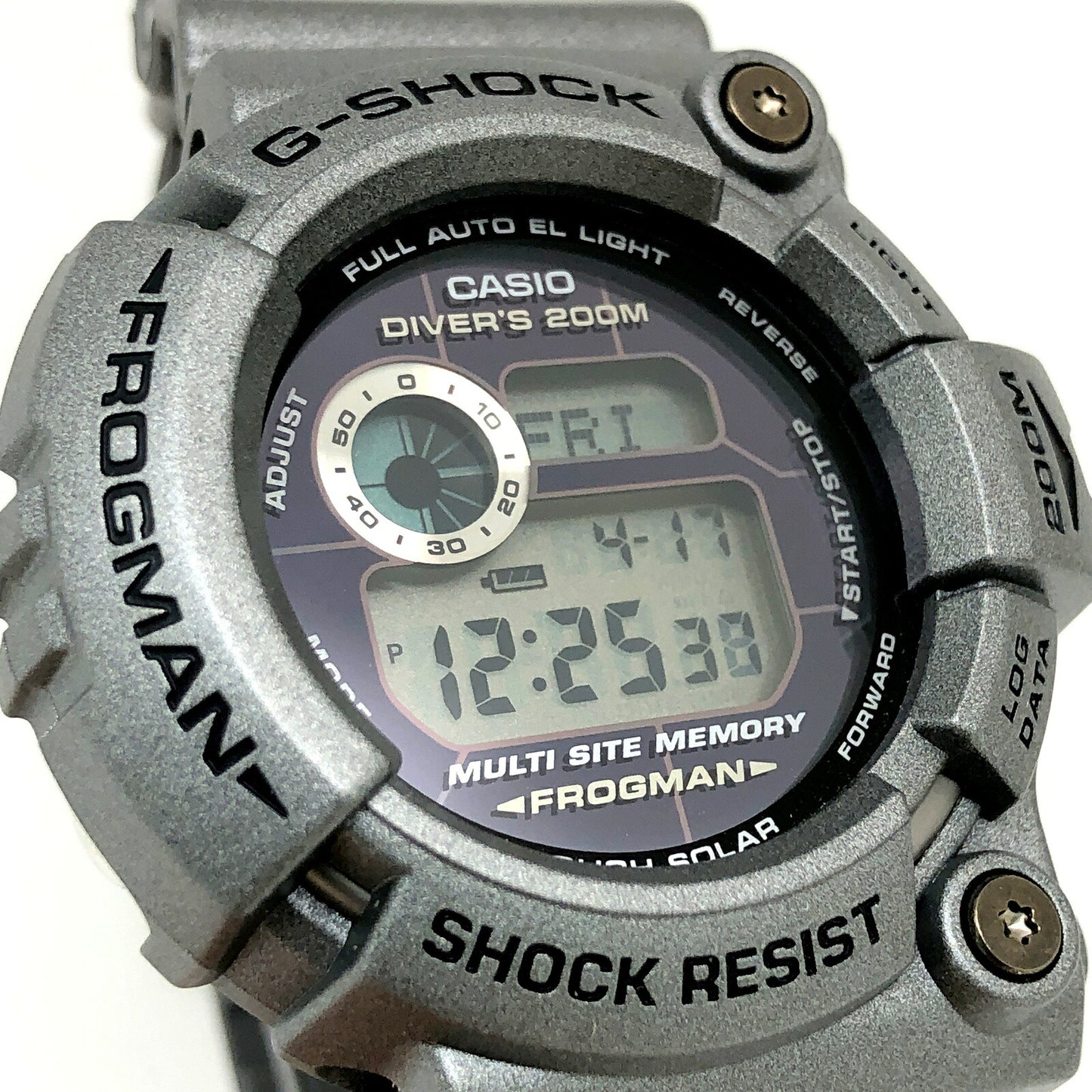 G-SHOCK GW-200S-8 Frogman Black & Solar Watch Size ONE SIZE