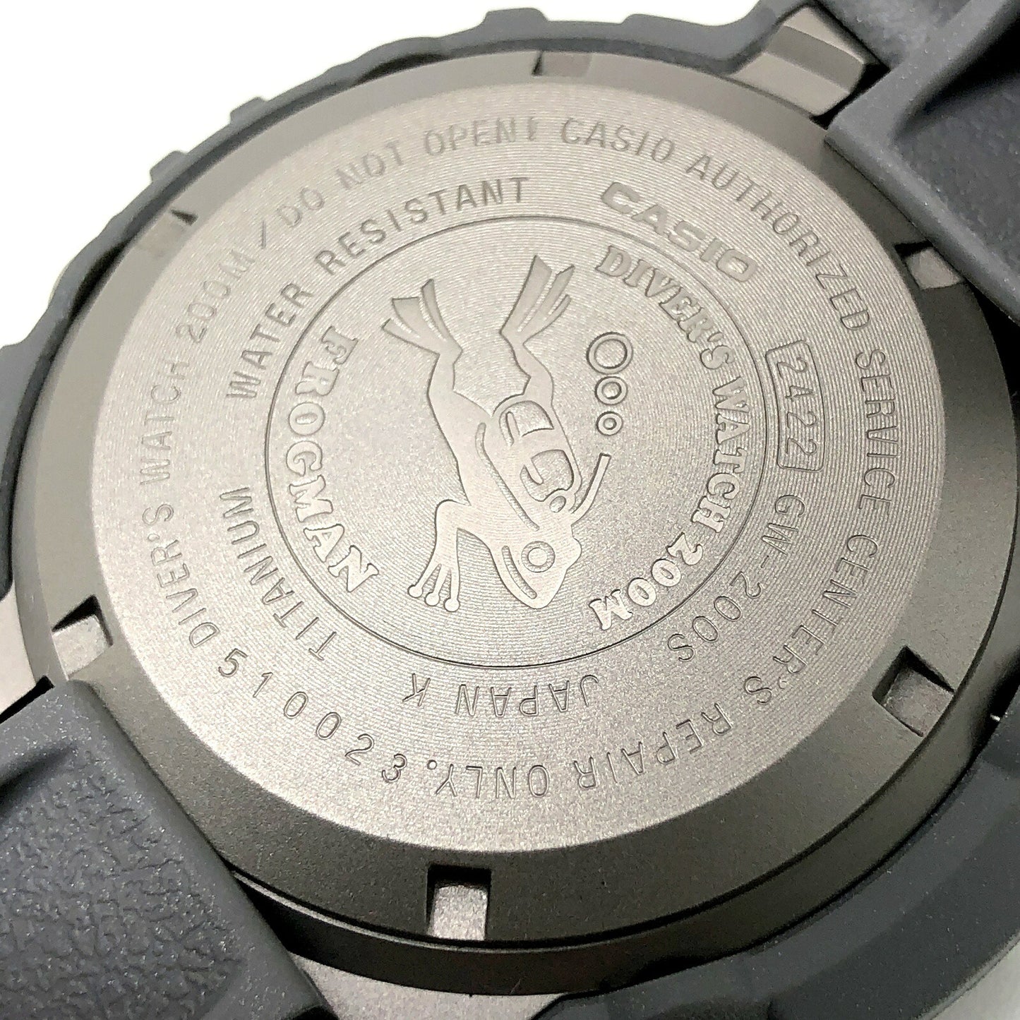 G-SHOCK GW-200S-8 Frogman Black & Solar Watch Size ONE SIZE