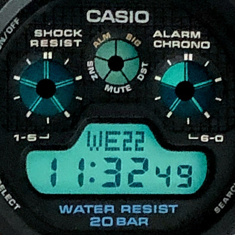 G-SHOCK DW-5900-1 First 3-Eye Digital Watch Size ONE SIZE