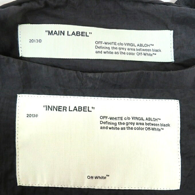 OFF-WHITE 19SS Nylon Anorak Jacket Multi Size M