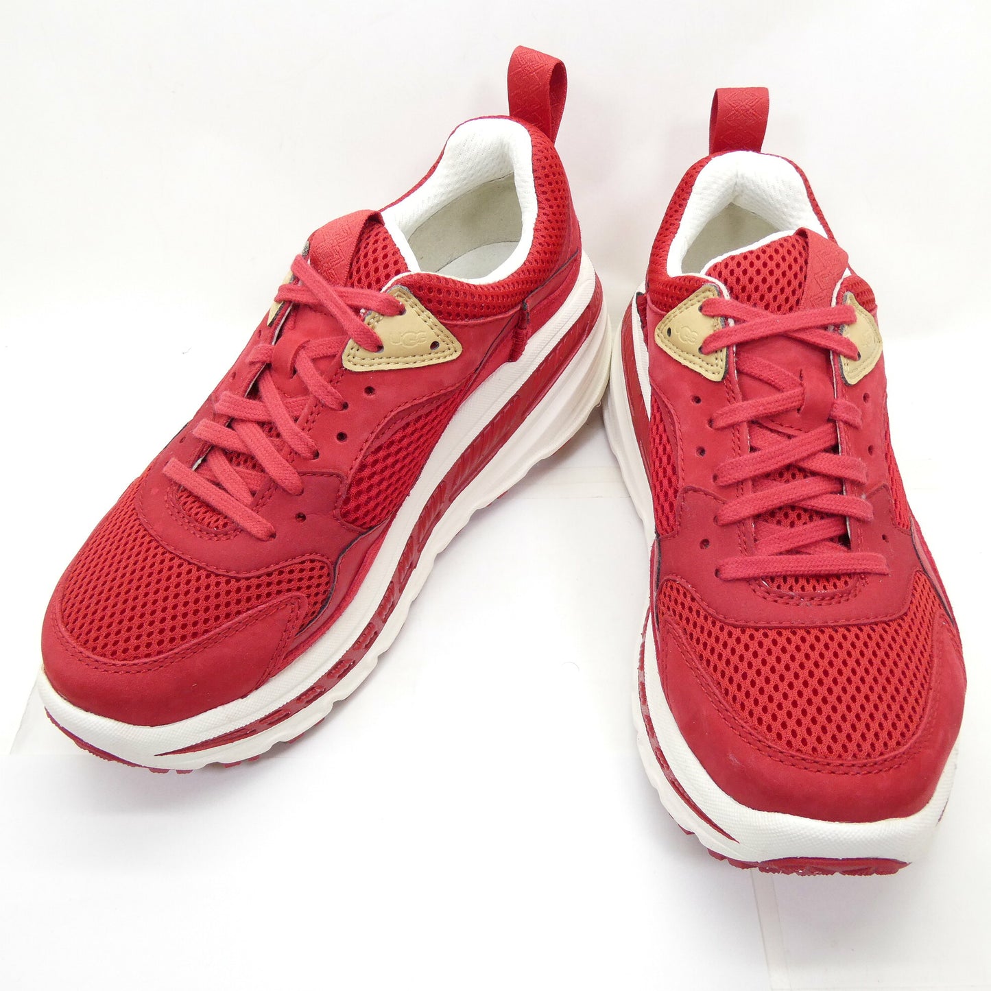 UGG CA805 Mesh Samba Red White Sneakers