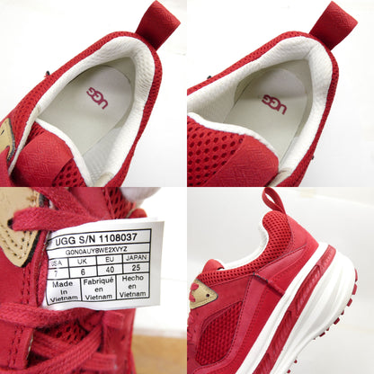 UGG CA805 Mesh Samba Red White Sneakers