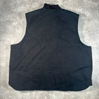 Carhartt 00s Quilted Liner Duck Vest Black Size XXL