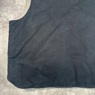 Carhartt 00s Quilted Liner Duck Vest Black Size XXL