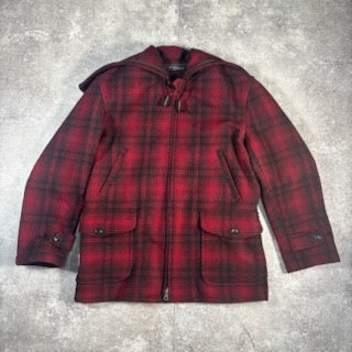 Vintage Polo Ralph Lauren 80s Red Check Wool Sailor Size S