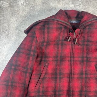 Vintage Polo Ralph Lauren 80s Red Check Wool Sailor Size S