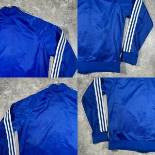 Adidas 80s Vintage ATP USA Made Track Jacket Blue Size M