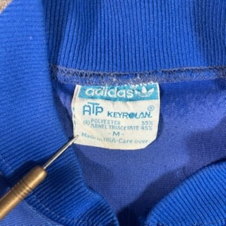 Adidas 80s Vintage ATP USA Made Track Jacket Blue Size M