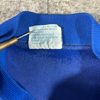 Adidas 80s Vintage ATP USA Made Track Jacket Blue Size M