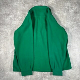 Skyline 50s Vintage Virgin Wool Shirt Green Size XL
