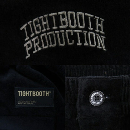 TIGHTBOOTH Velour Balloon Pants Black Size L