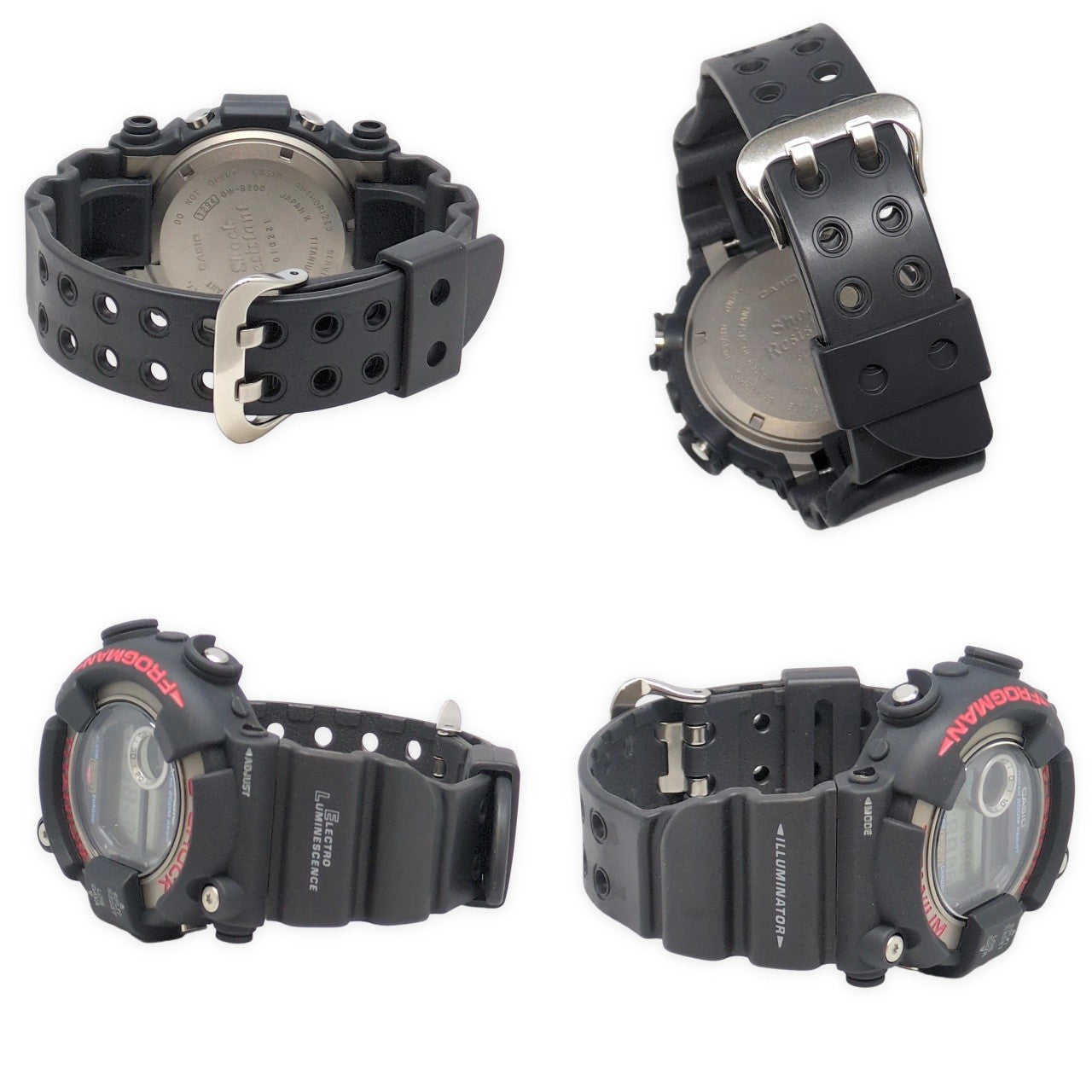 G-SHOCK DW-8200-1A FROGMAN Diving Dark Gray Watch Size ONE SIZE