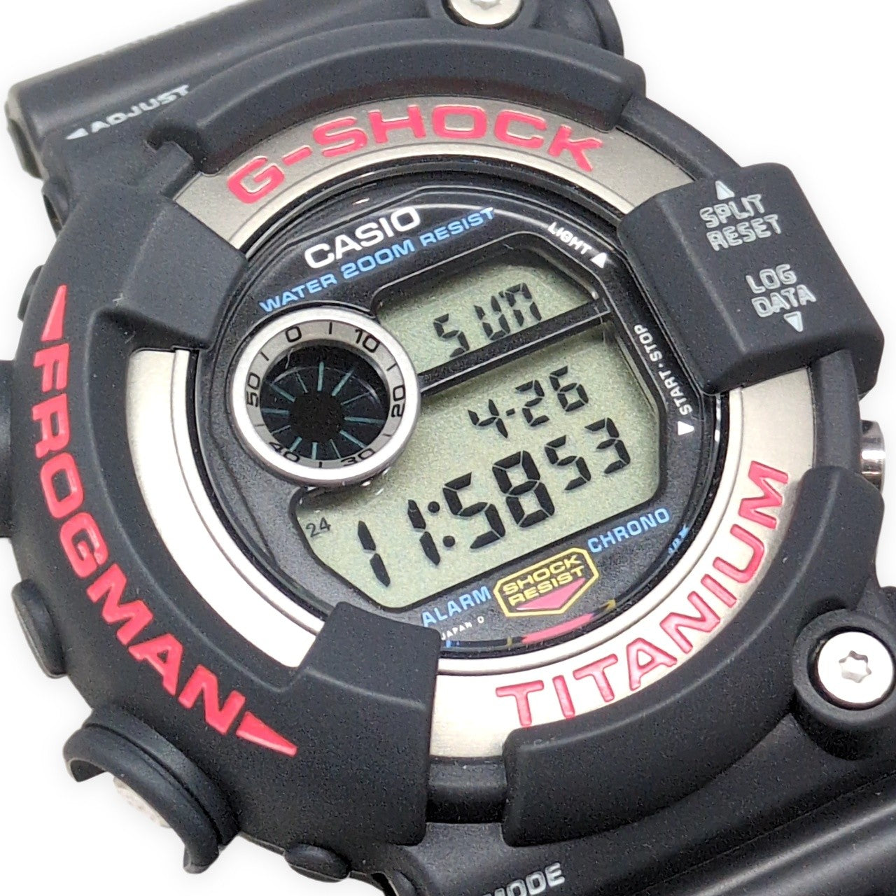 G-SHOCK DW-8200-1A FROGMAN Diving Dark Gray Watch Size ONE SIZE