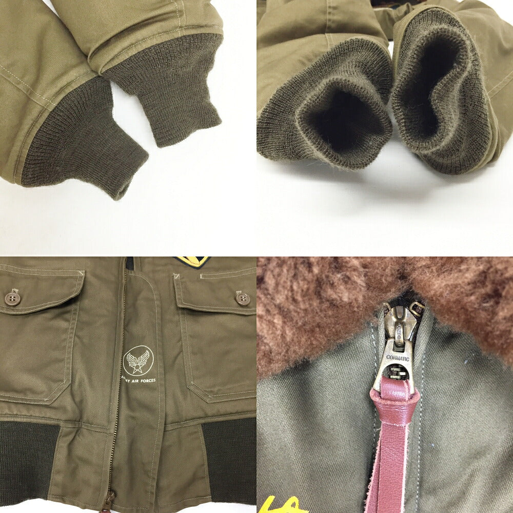 BUZZ RICKSON'S B-10 23rd Fighter Group Flight Jacket Size 34