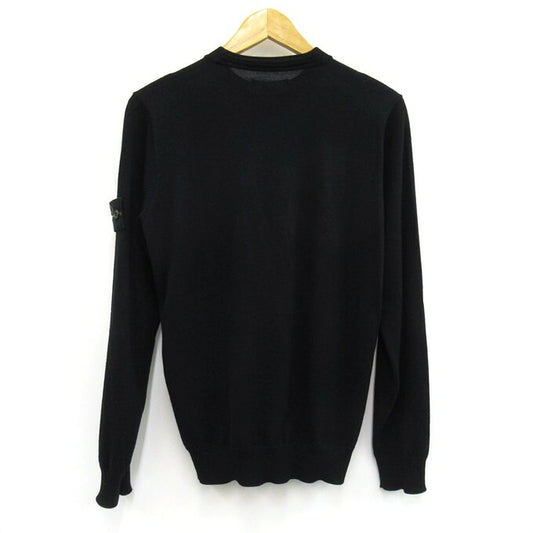 STONE ISLAND LIGHT RWS PURE WOOL Sweater Black Size S