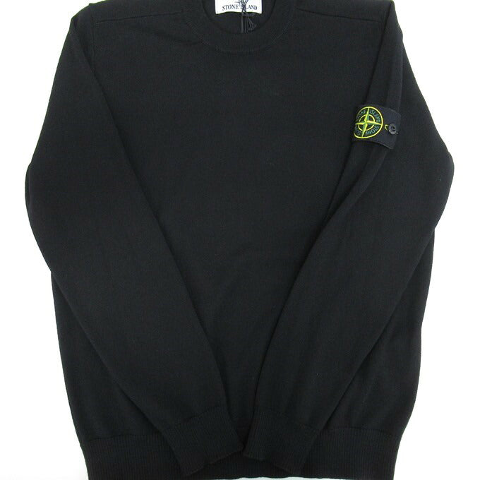 STONE ISLAND LIGHT RWS PURE WOOL Sweater Black Size S