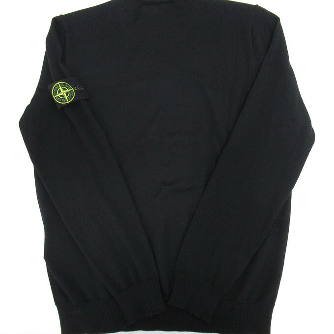 STONE ISLAND LIGHT RWS PURE WOOL Sweater Black Size S