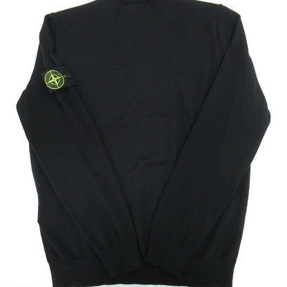 STONE ISLAND LIGHT RWS PURE WOOL Sweater Black Size S