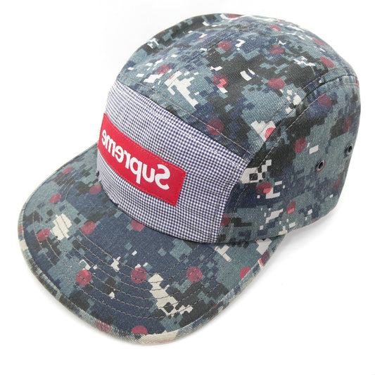 Supreme x CDG Shirt Dot Camo Box Logo Camp Cap Multi