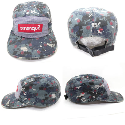 Supreme x CDG Shirt Dot Camo Box Logo Camp Cap Multi