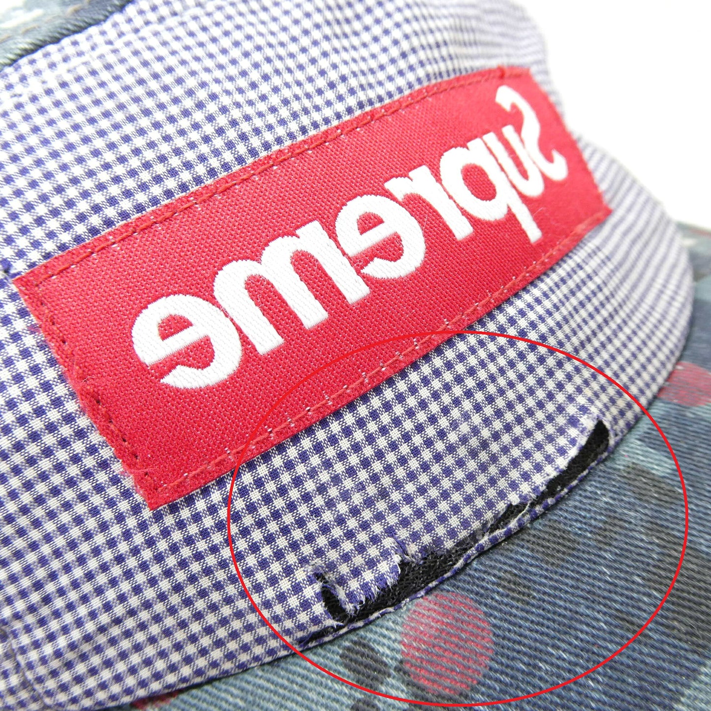 Supreme x CDG Shirt Dot Camo Box Logo Camp Cap Multi
