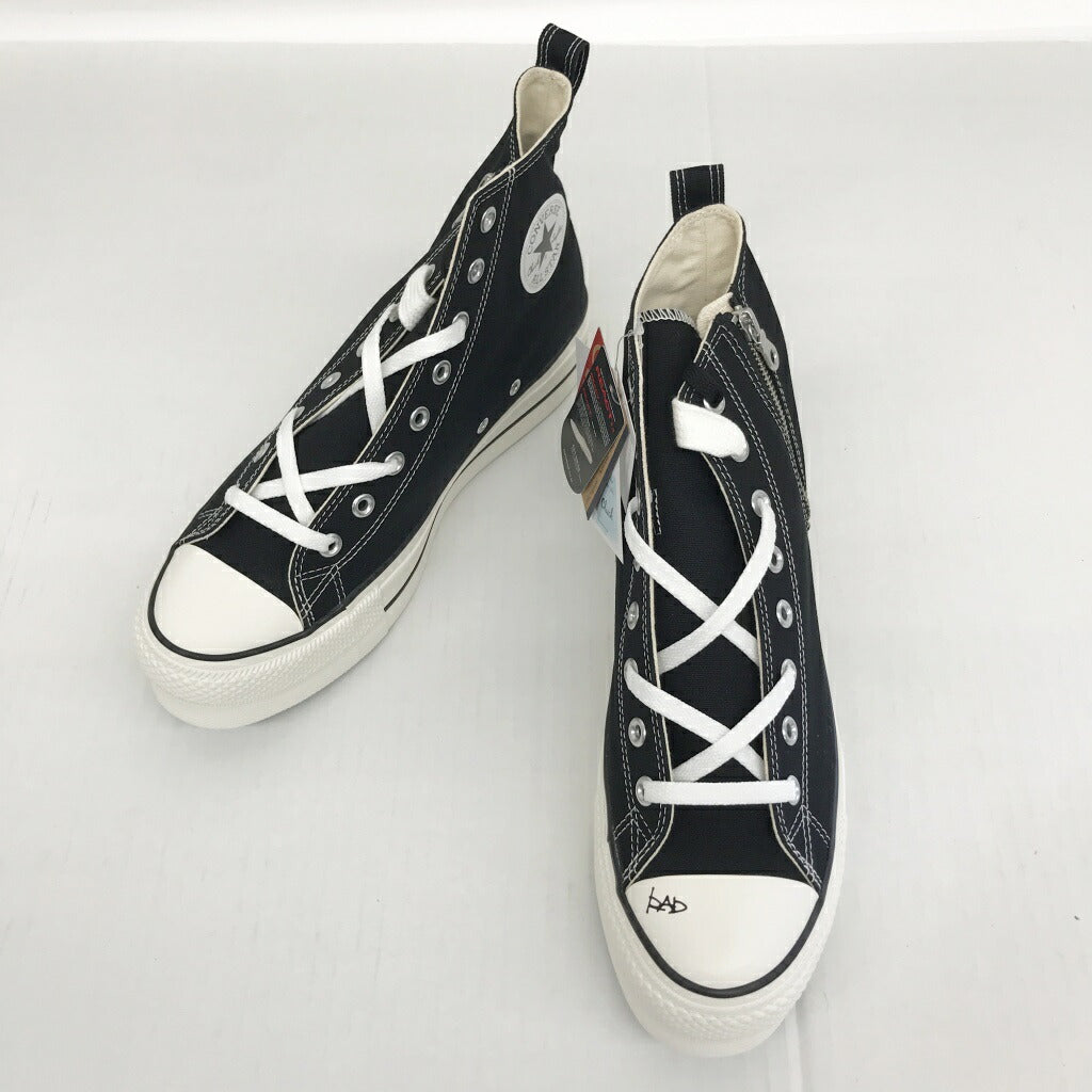 Converse All Star Lifted Z Hi Black Sneakers Size 29.0