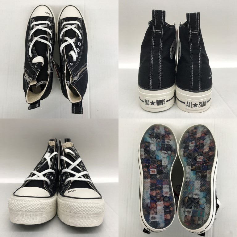 Converse All Star Lifted Z Hi Black Sneakers Size 29.0