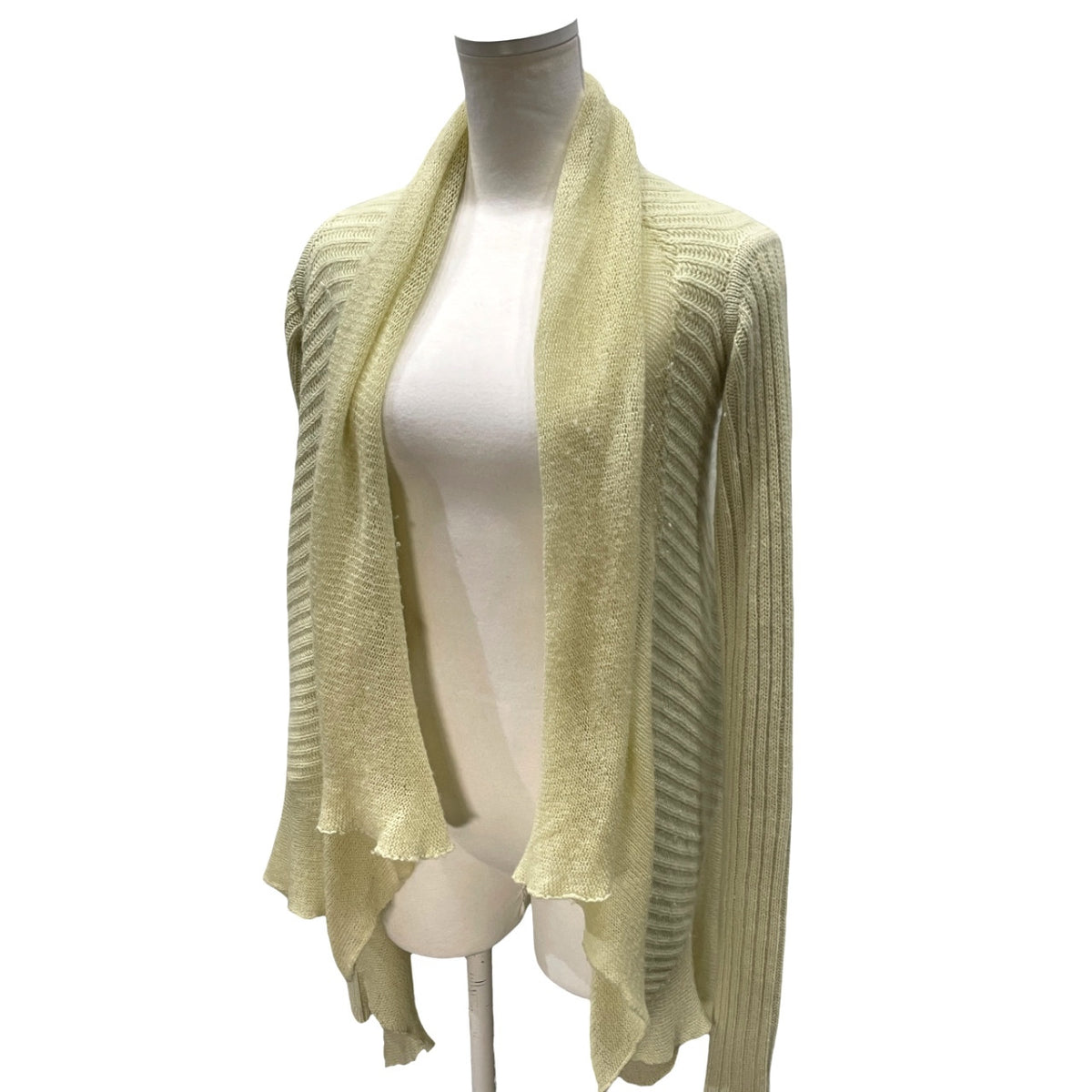 Rick Owens 04AW Angora Wool Drape Knit Cardigan Size 40