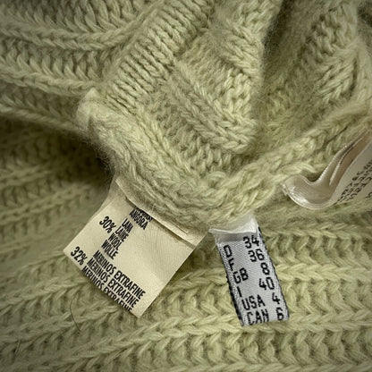 Rick Owens 04AW Angora Wool Drape Knit Cardigan Size 40